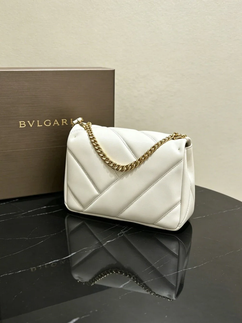 BVLGARI Serpenti Forever Maxi Chain Shoulder Bag
